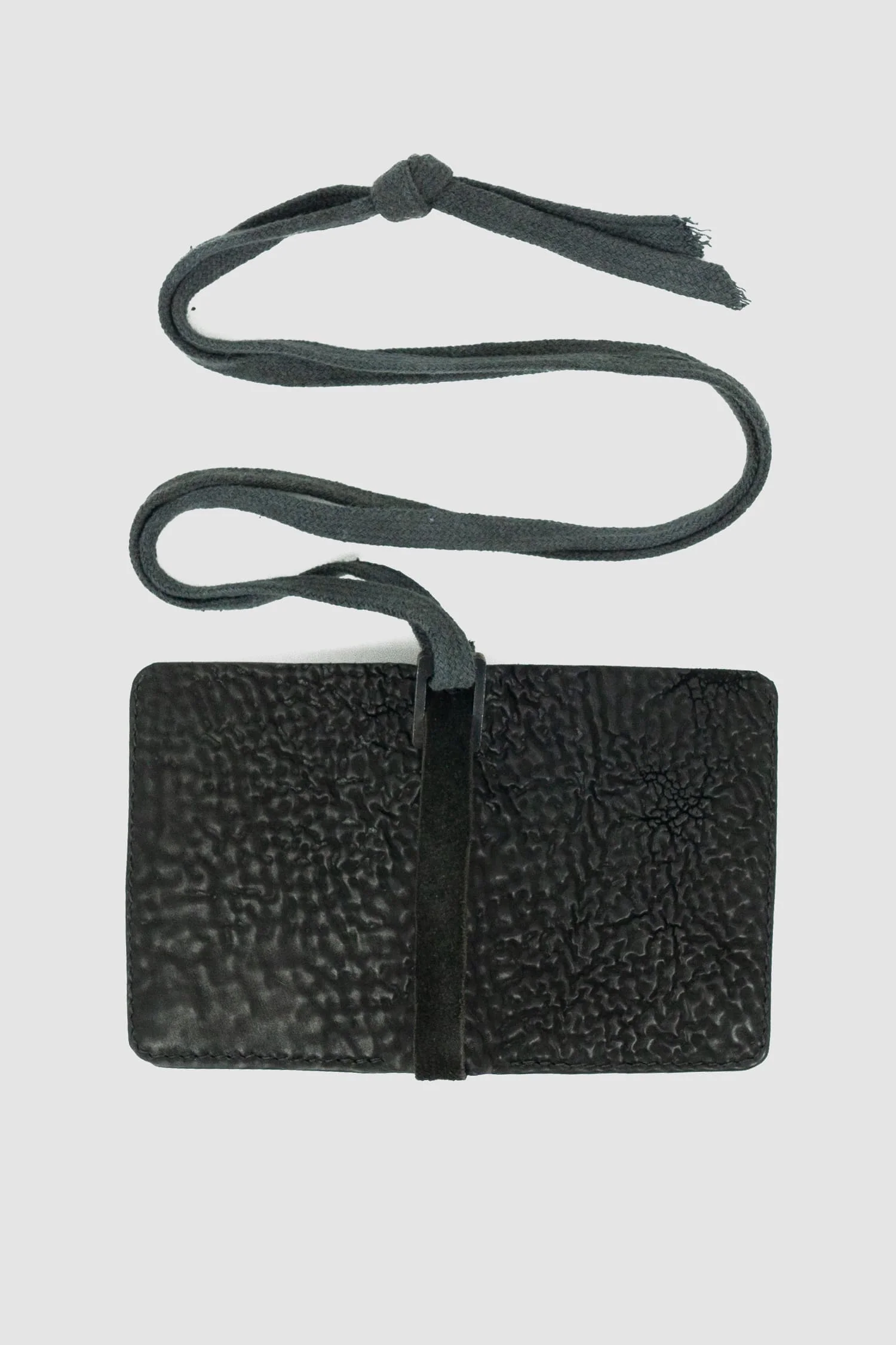 Black Cordovan Shell Leather Snap Holder Wallet - Image 6