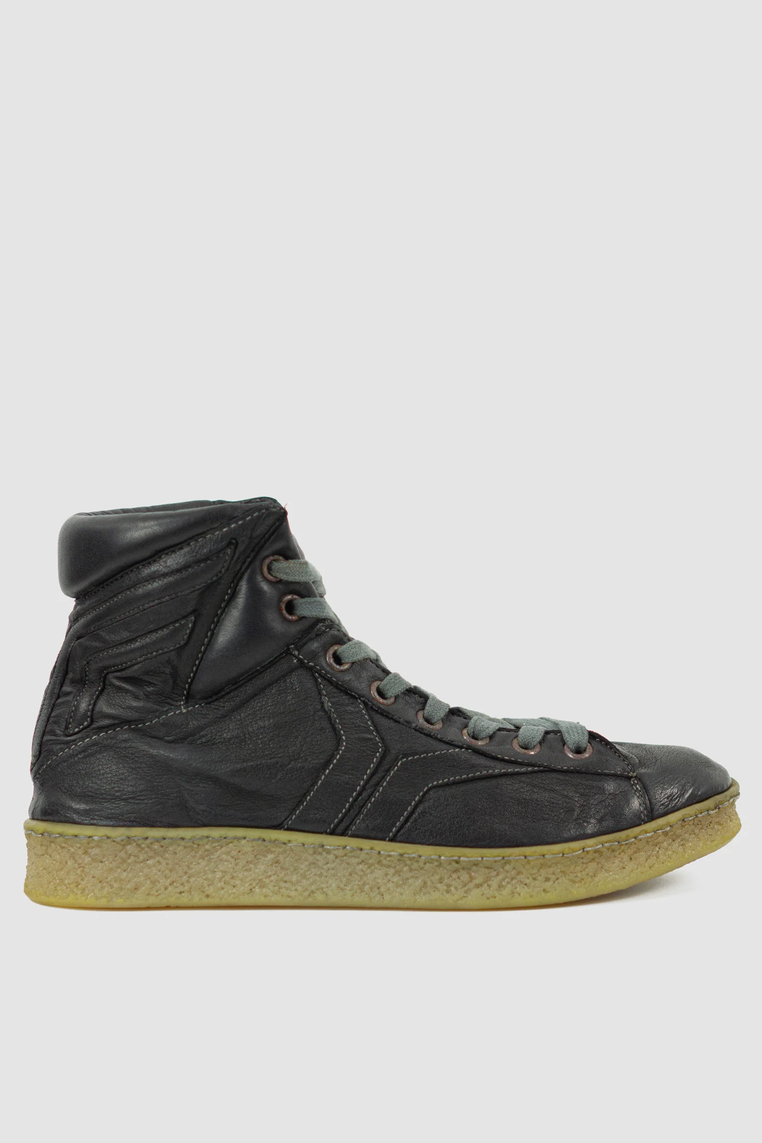 Black Grit High Top Sneaker - Image 3