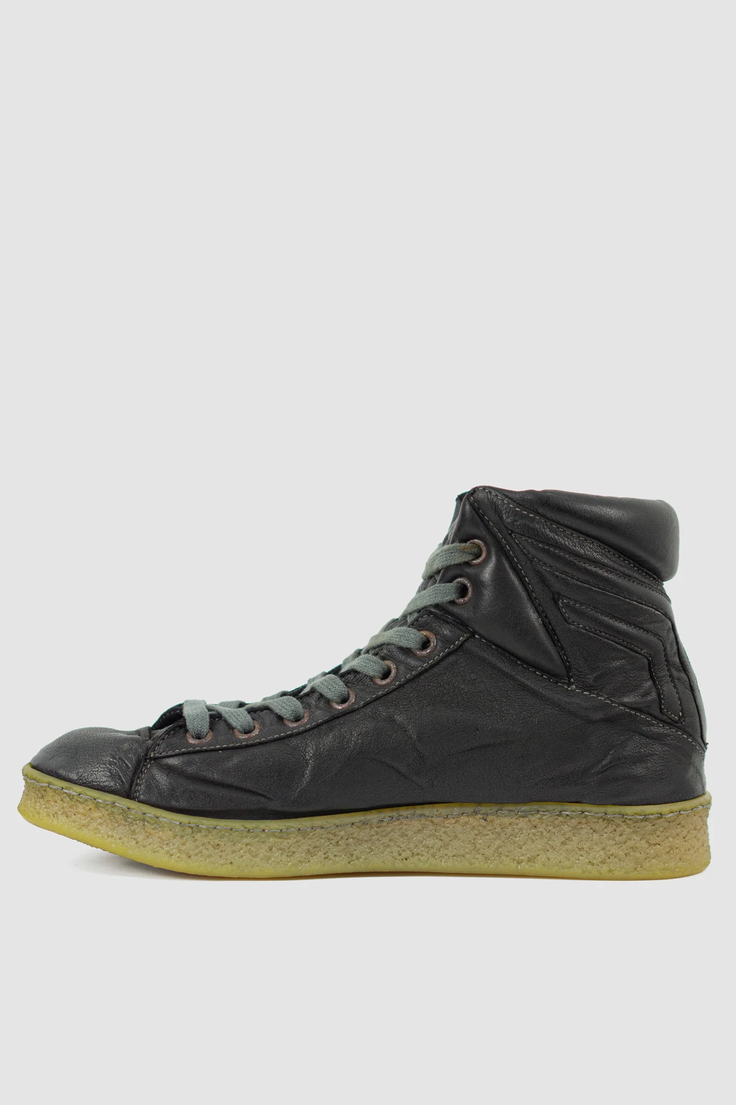 Black Grit High Top Sneaker - Image 4