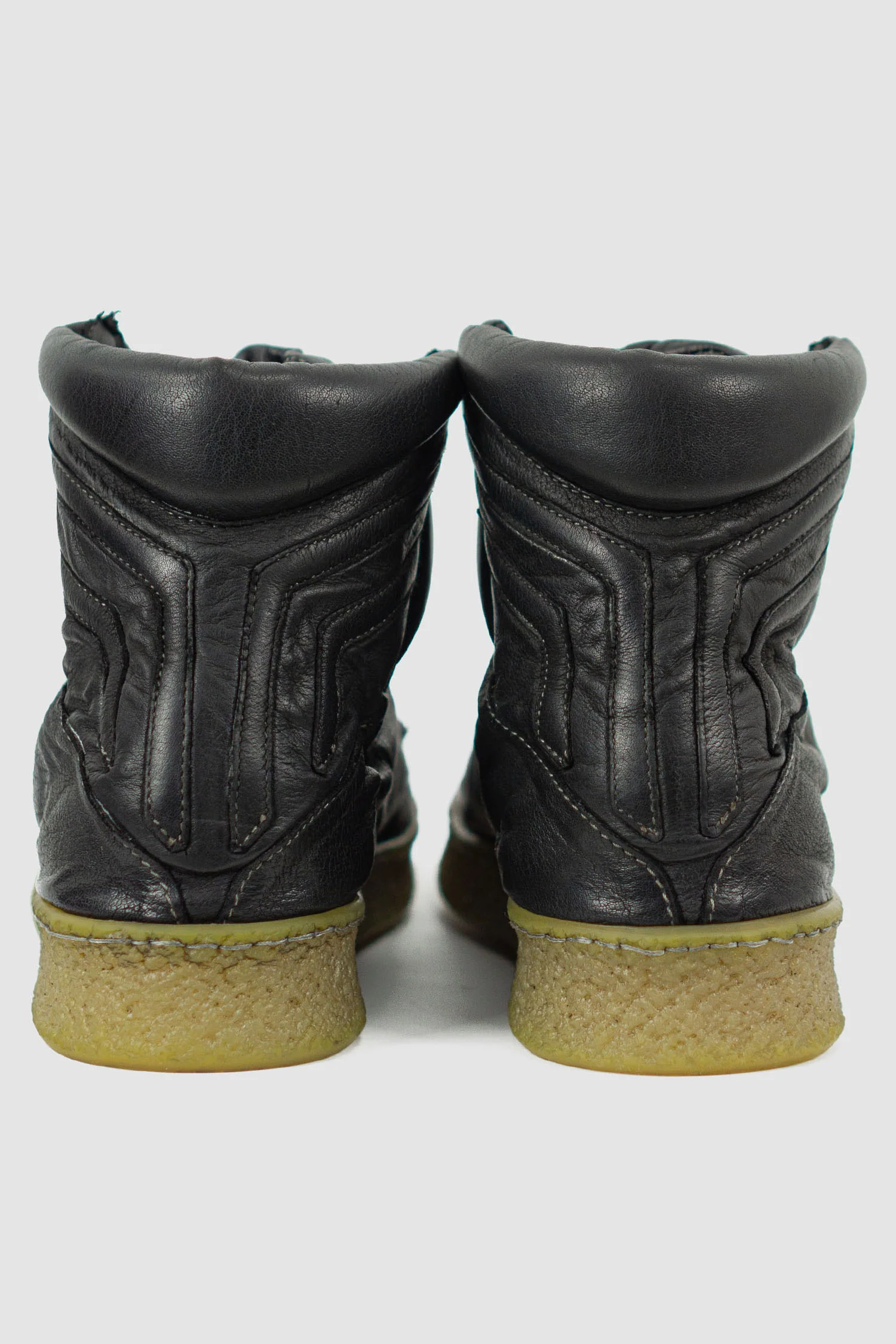 Black Grit High Top Sneaker - Image 6