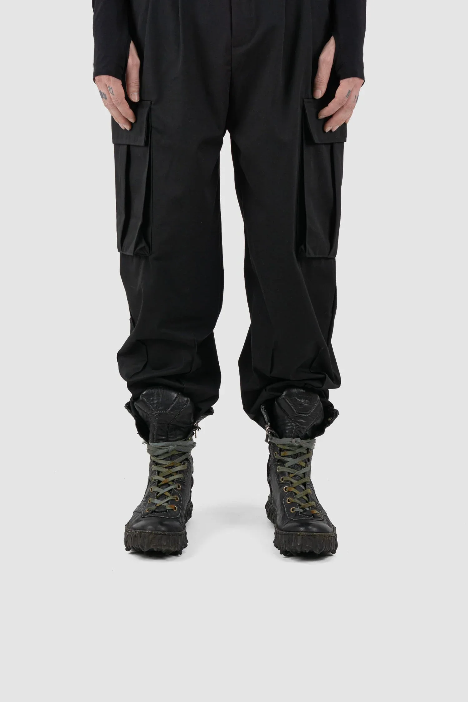 Black Melt High Top Sneaker Boots - Image 10