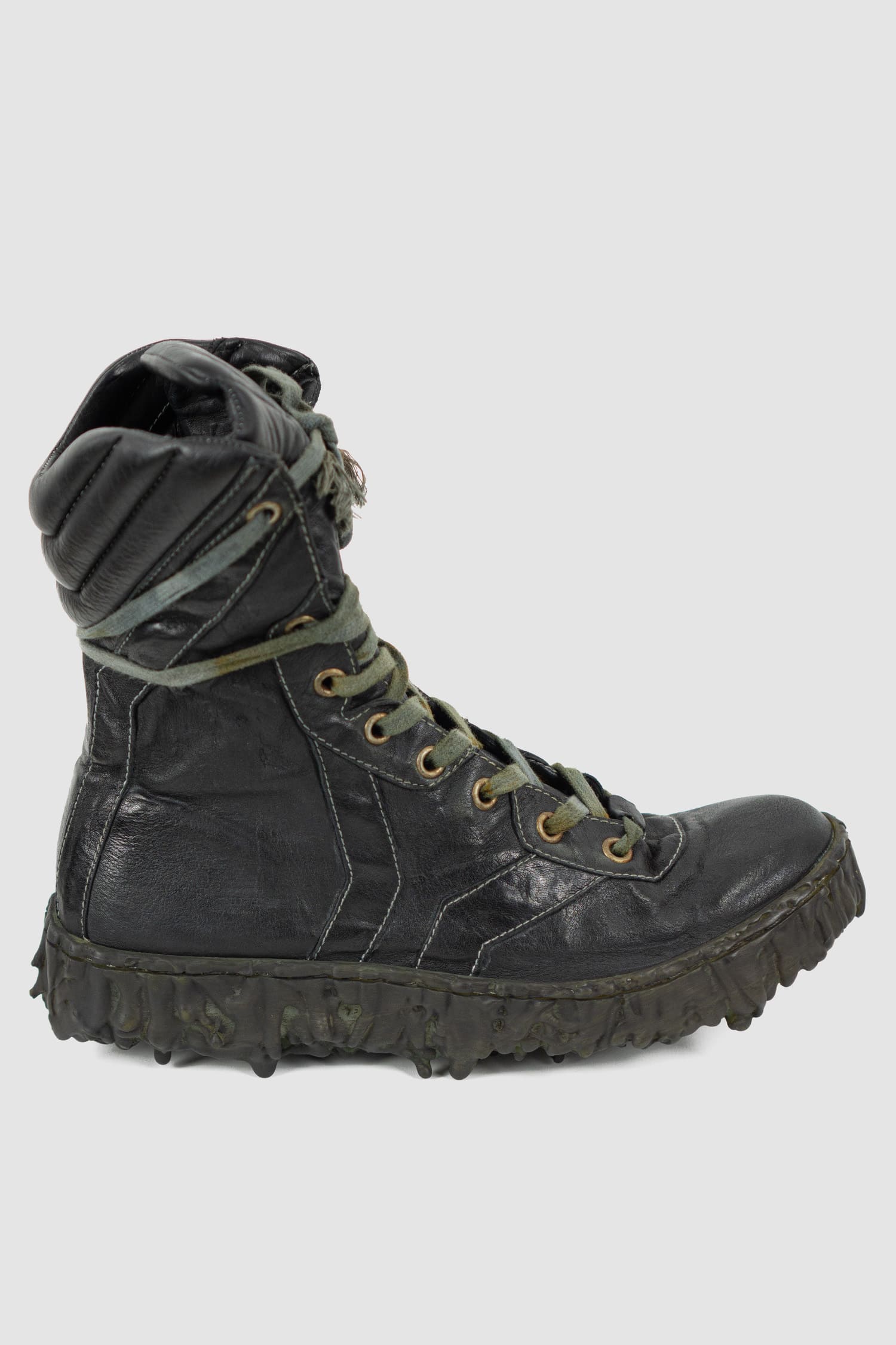 Black Melt High Top Sneaker Boots - Image 3