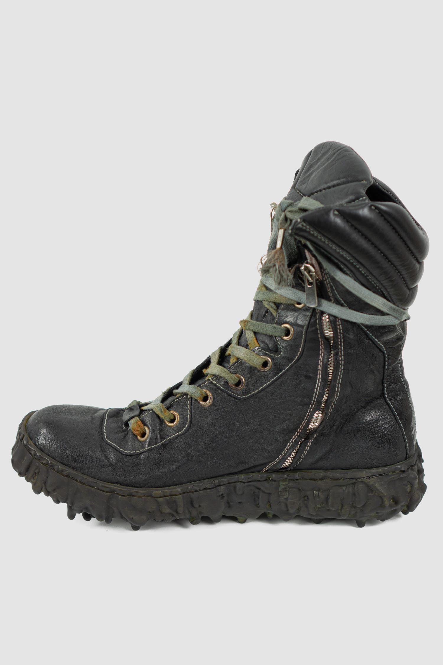 Black Melt High Top Sneaker Boots - Image 4