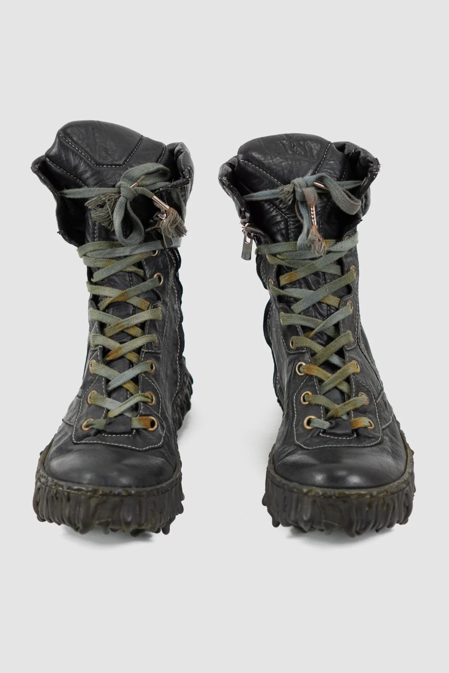 Black Melt High Top Sneaker Boots - Image 5