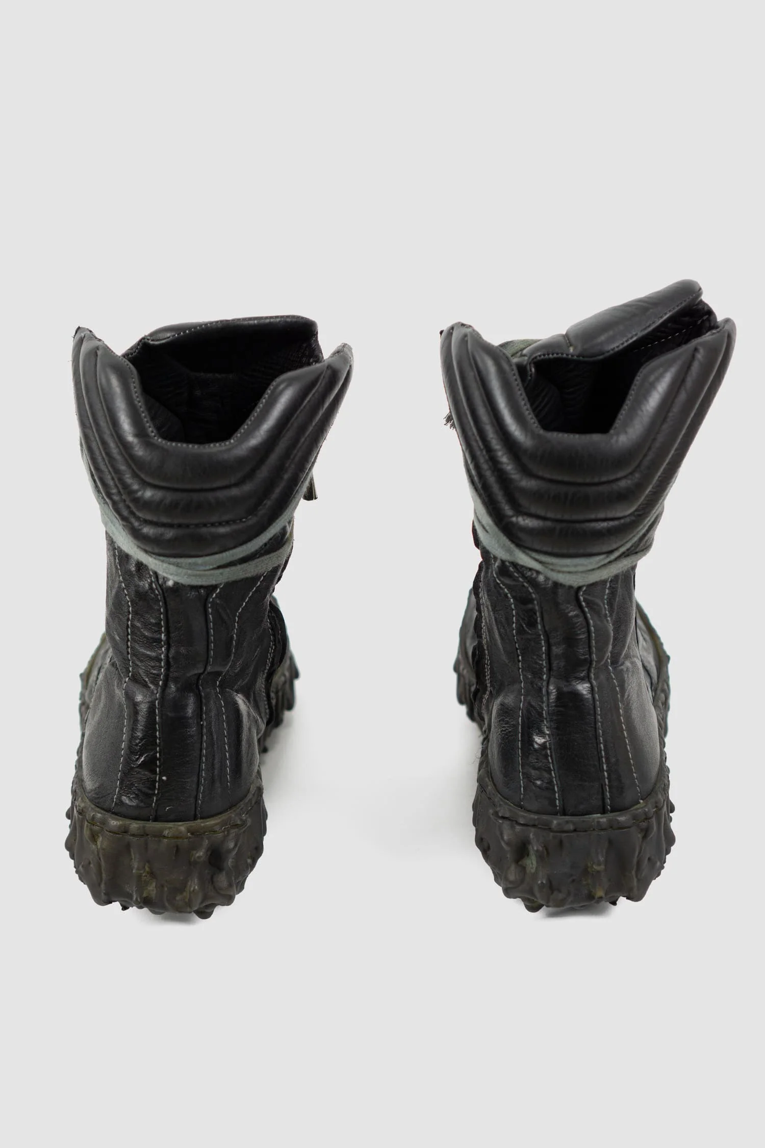 Black Melt High Top Sneaker Boots - Image 6