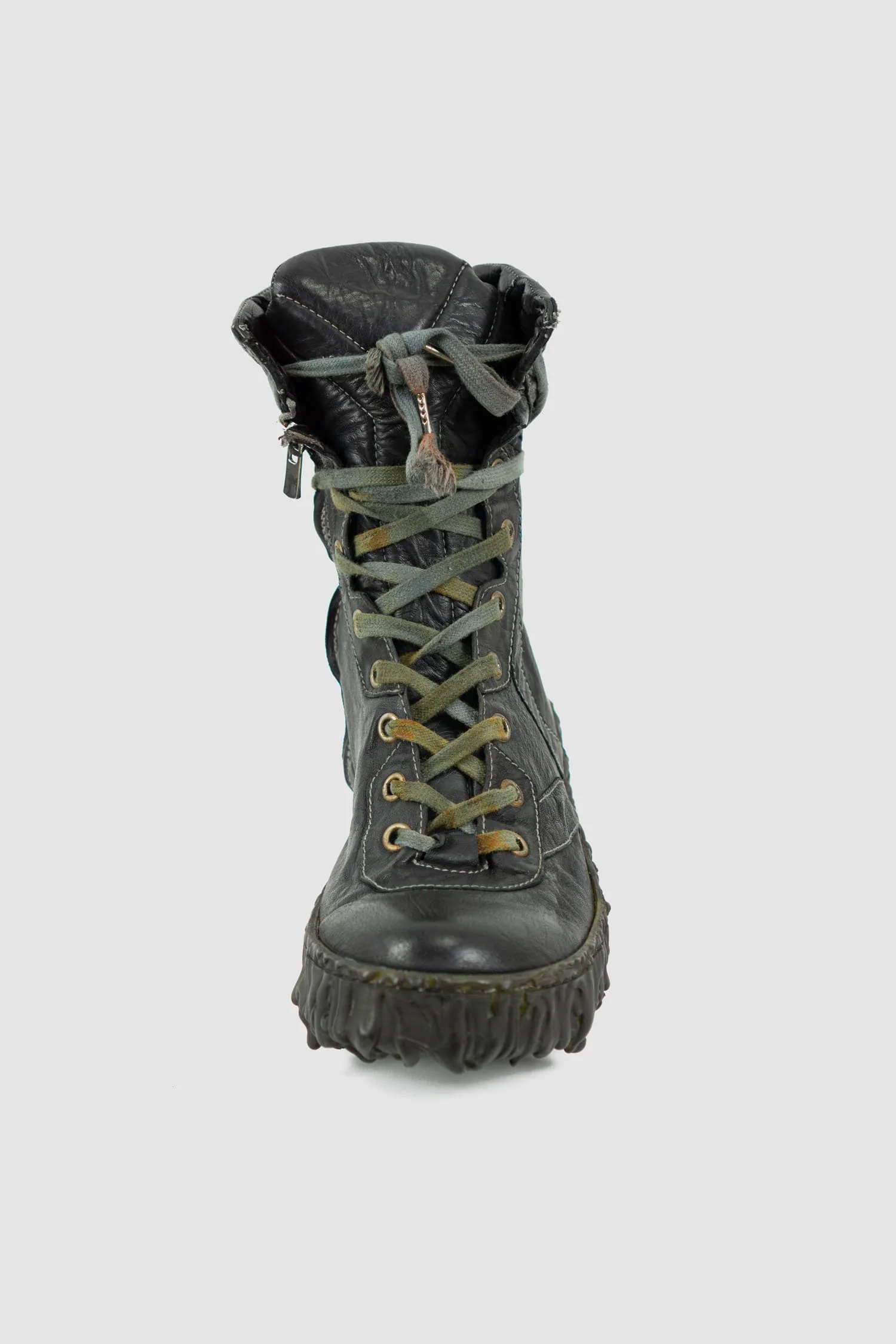 Black Melt High Top Sneaker Boots - Image 7