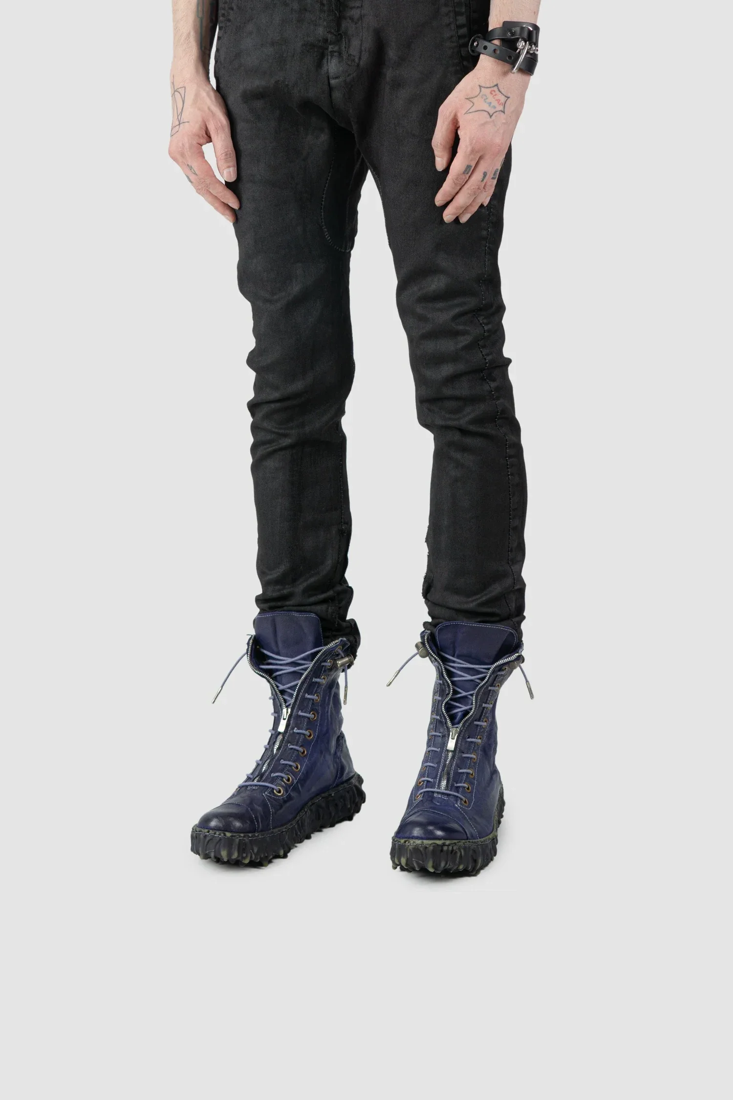 Purple Melt Jumper High Top Front Zipper Sneaker - MELH1 - Image 9