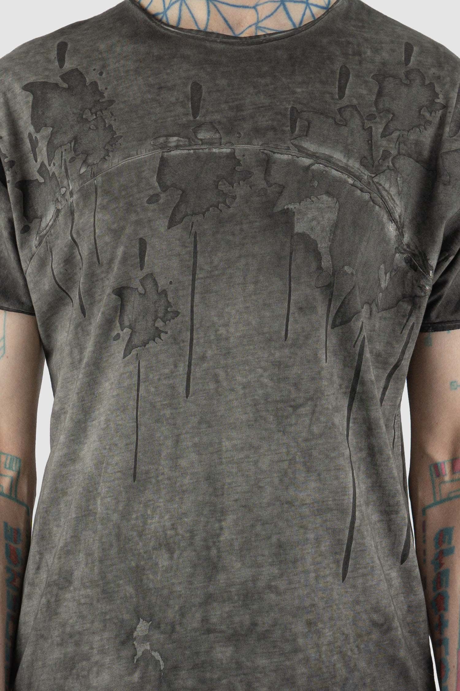 Grey Object Dyed T-Shirt - Image 3