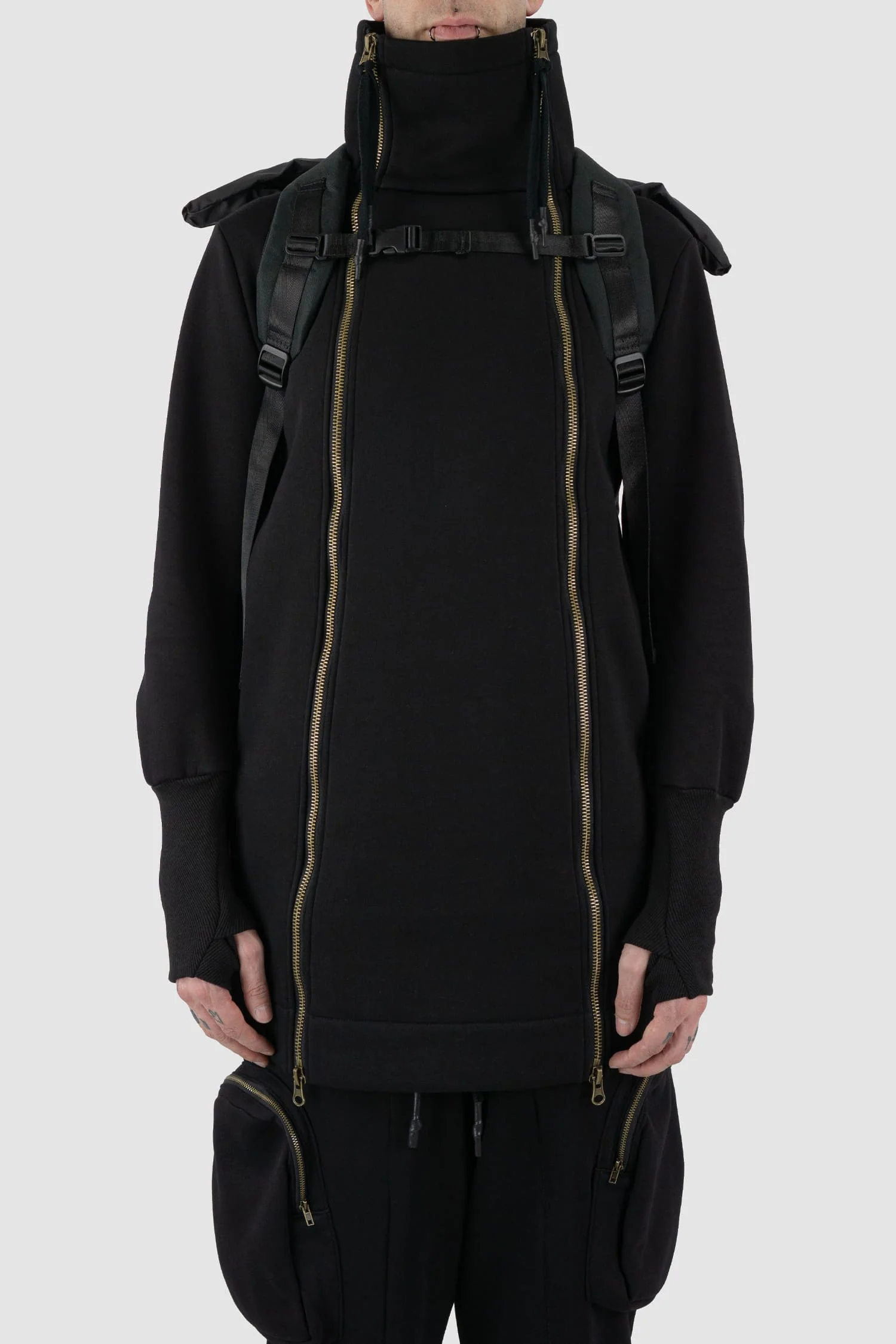 Black “Crash Against” Utility Backpack - Image 4