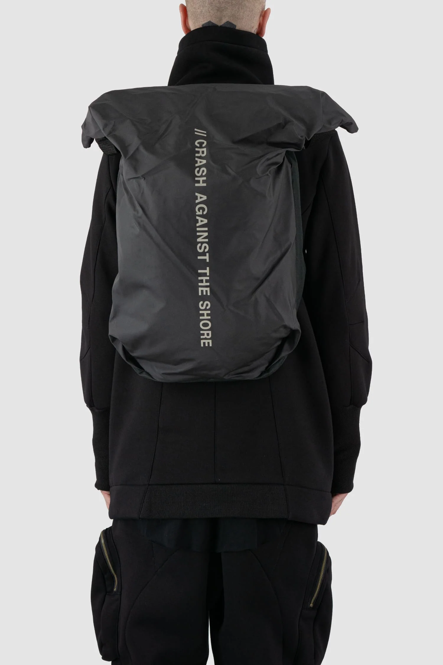 Black “Crash Against” Utility Backpack - Image 7