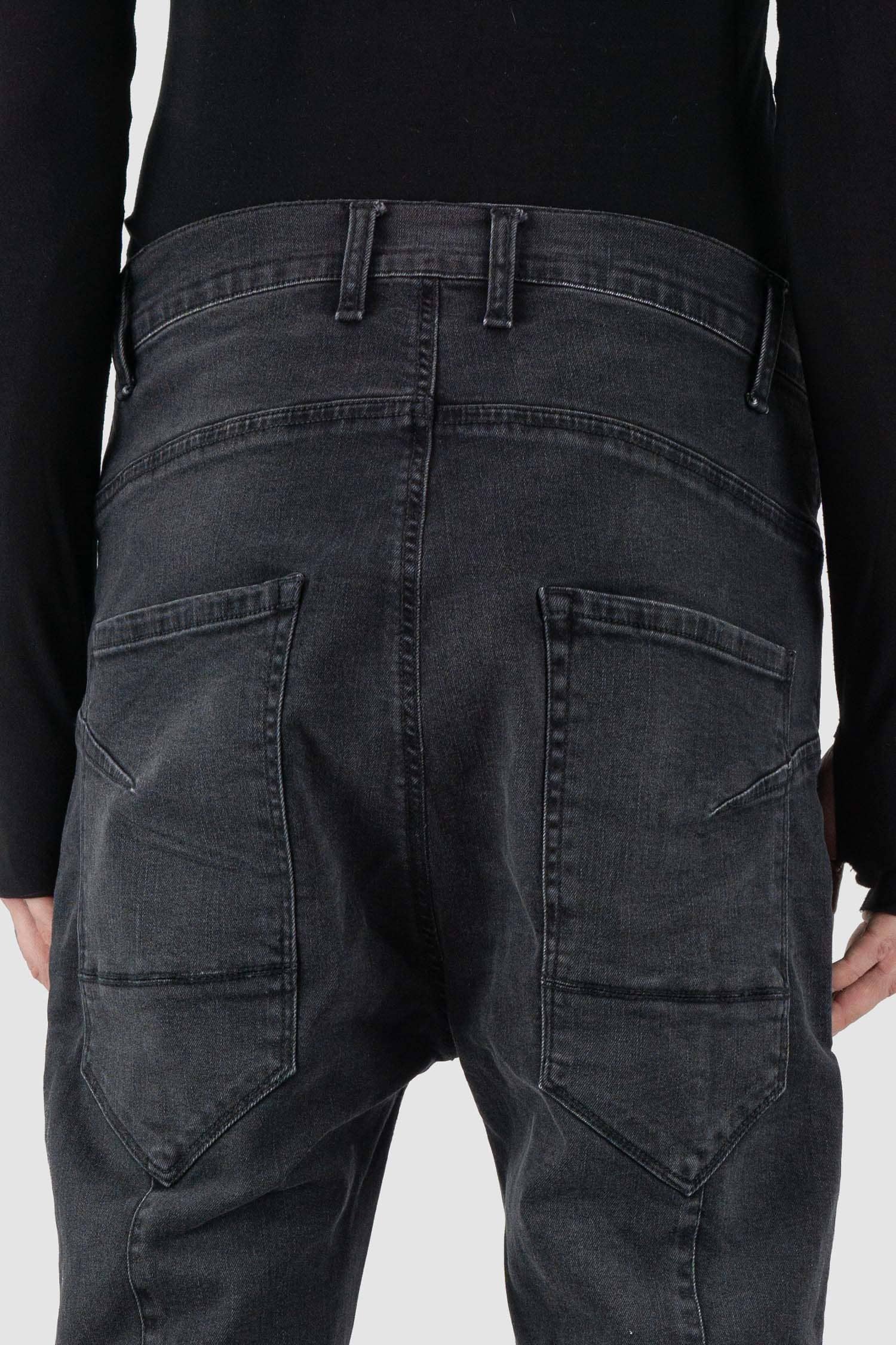 Black Slim Fit Stretch Jeans - Image 4