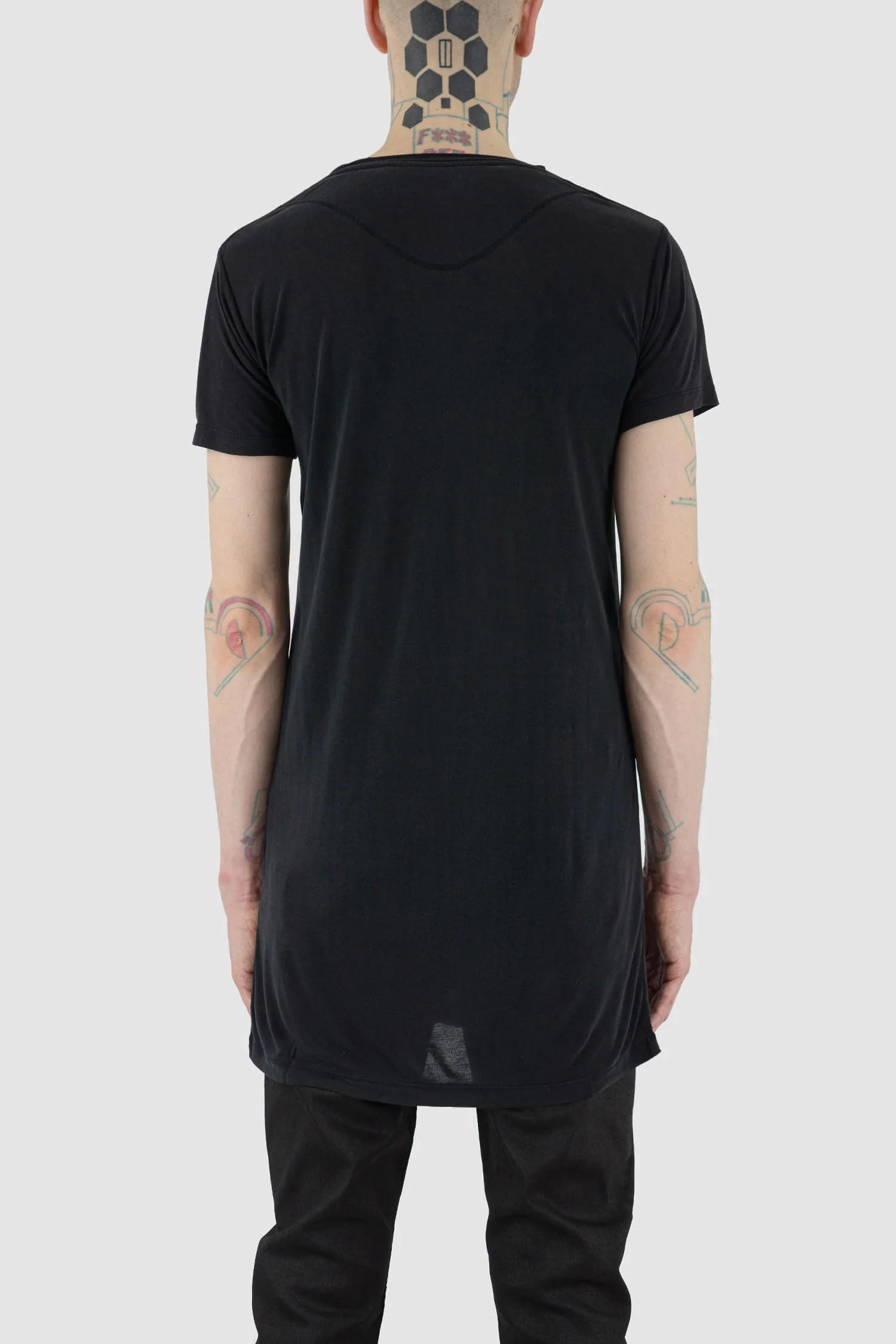 Black Ennom Tencel T-Shirt - Image 4