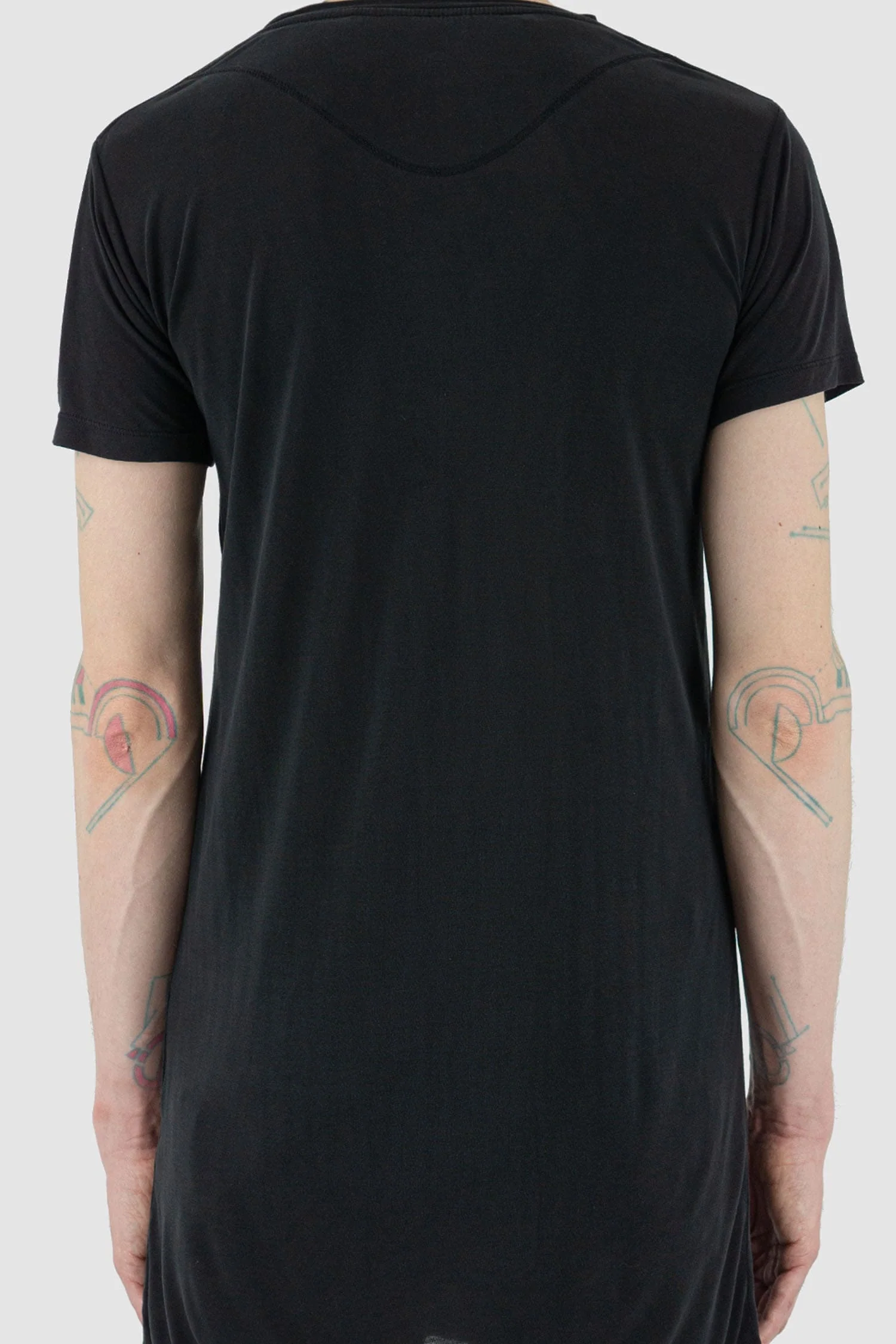 Black Ennom Tencel T-Shirt - Image 5