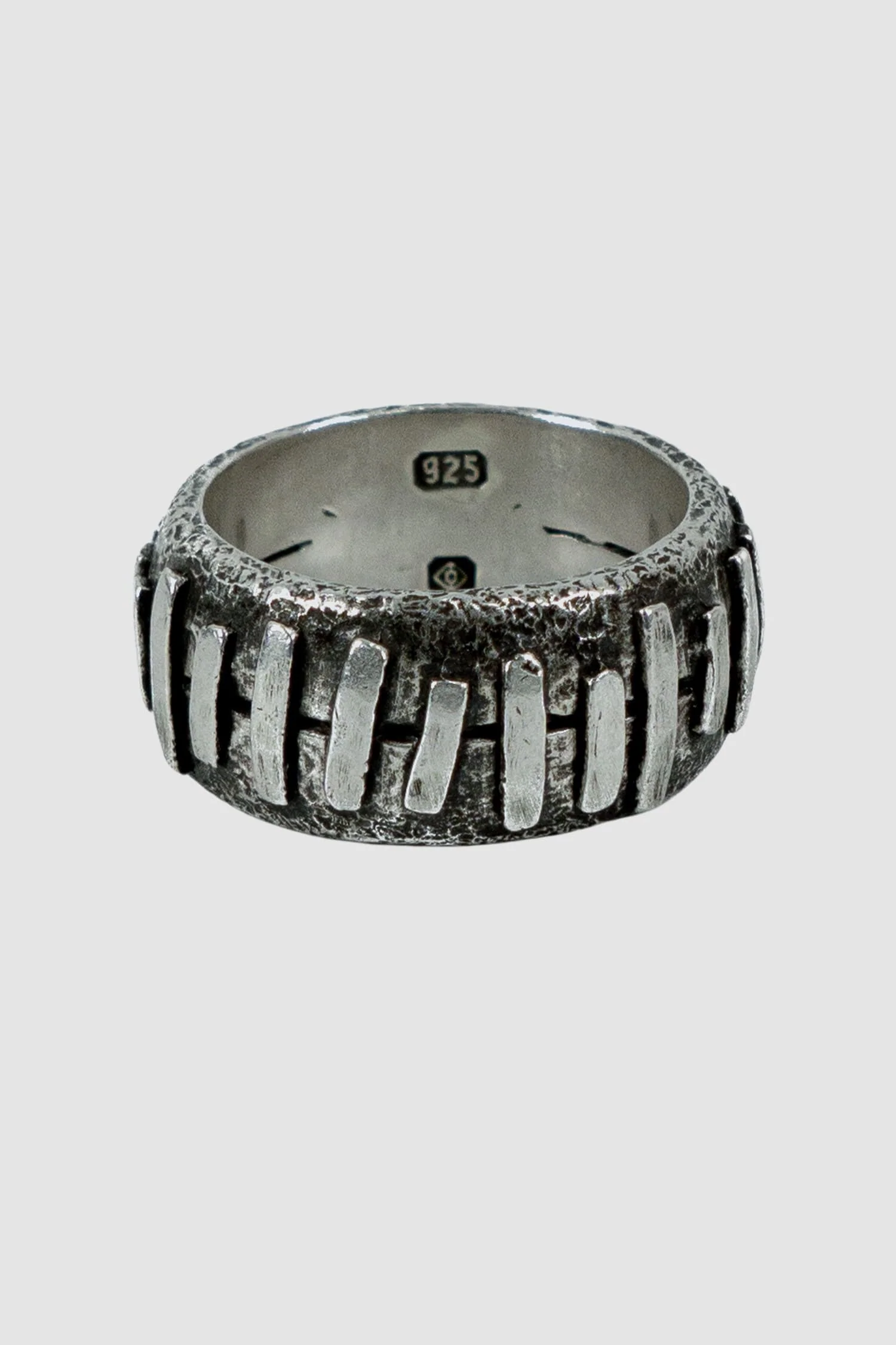 Silver Stitched Ring - Image 3