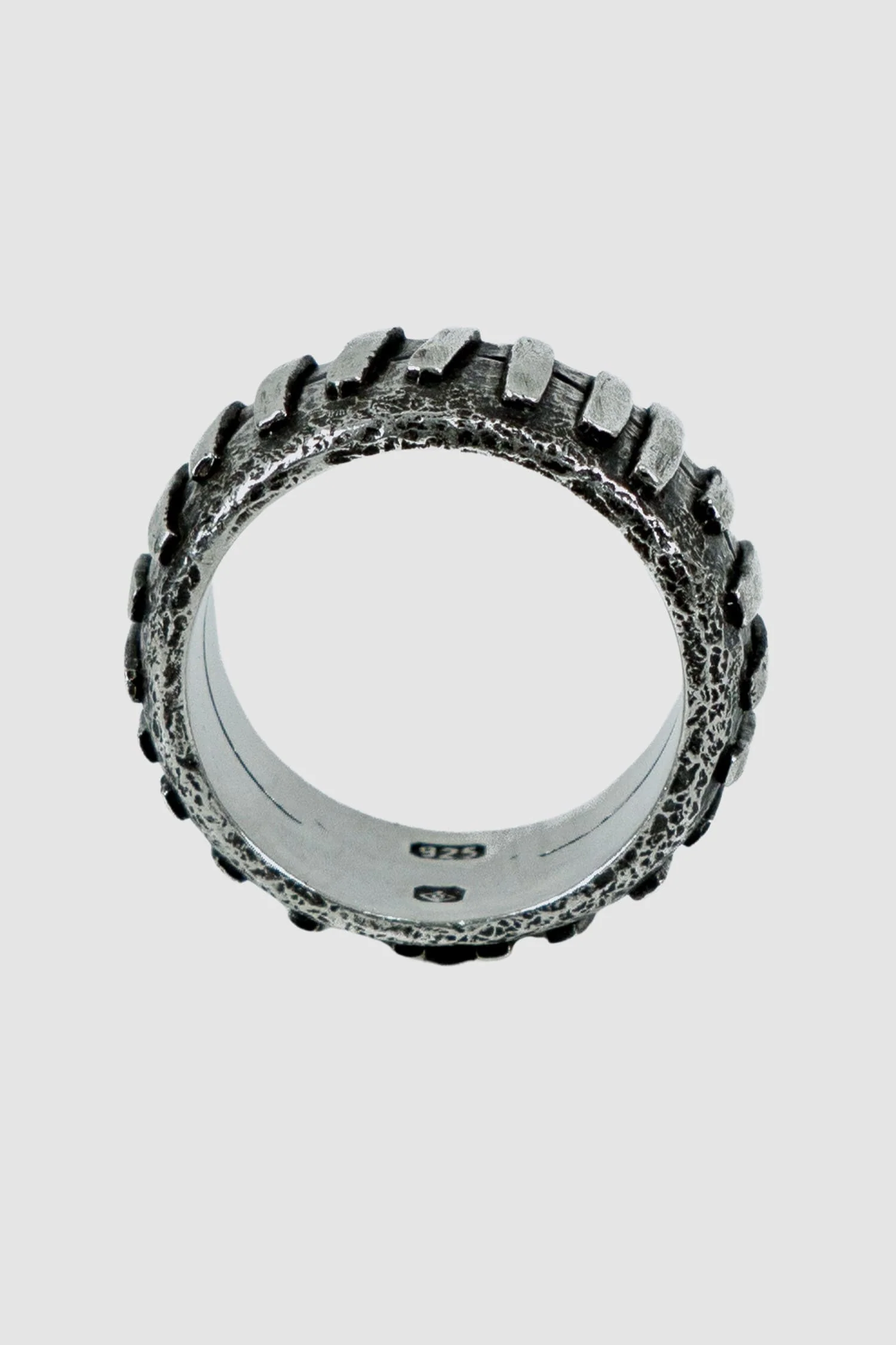 Silver Stitched Ring - Image 5