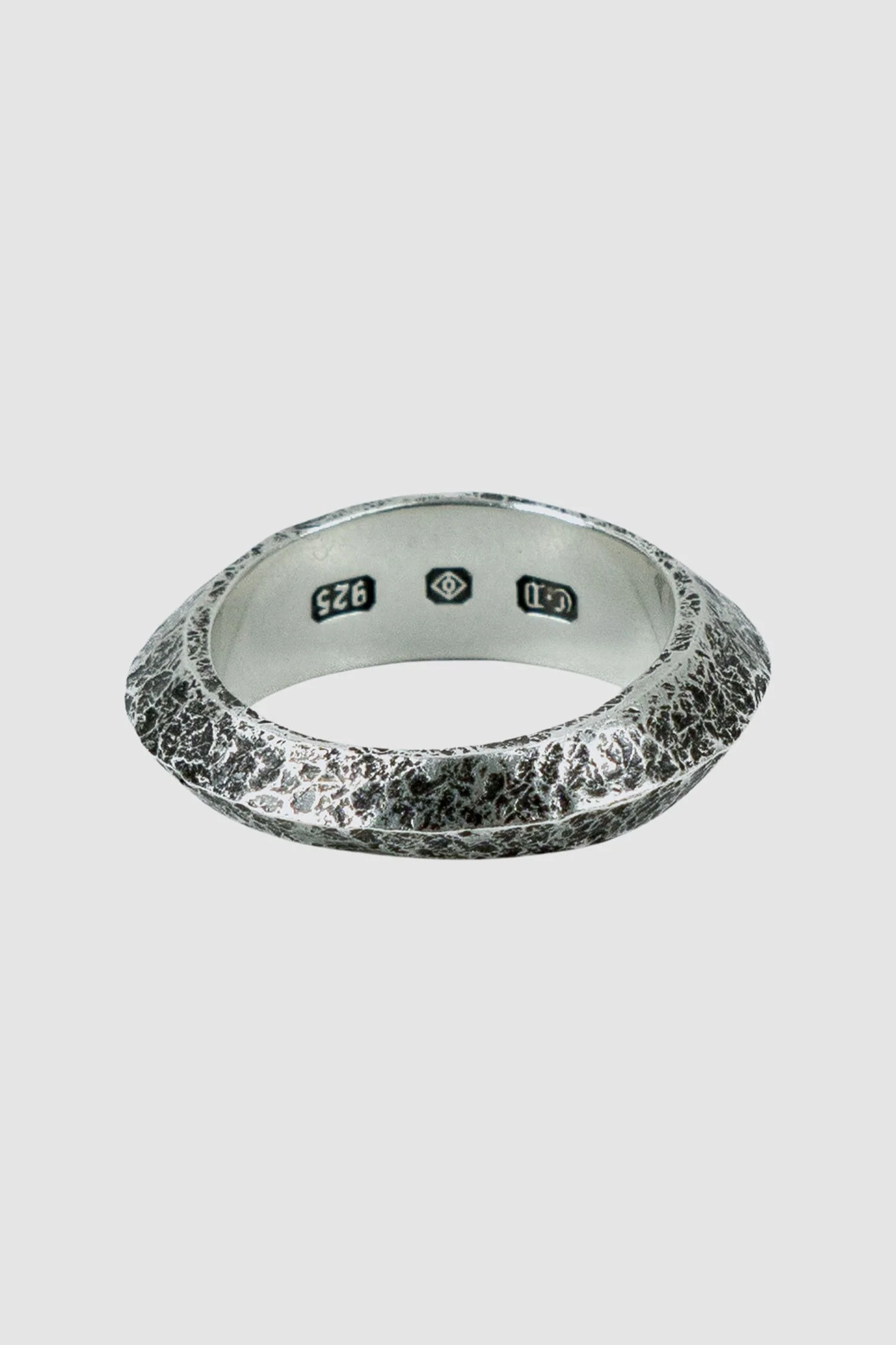Silver Wide Tapered Ring - Image 5