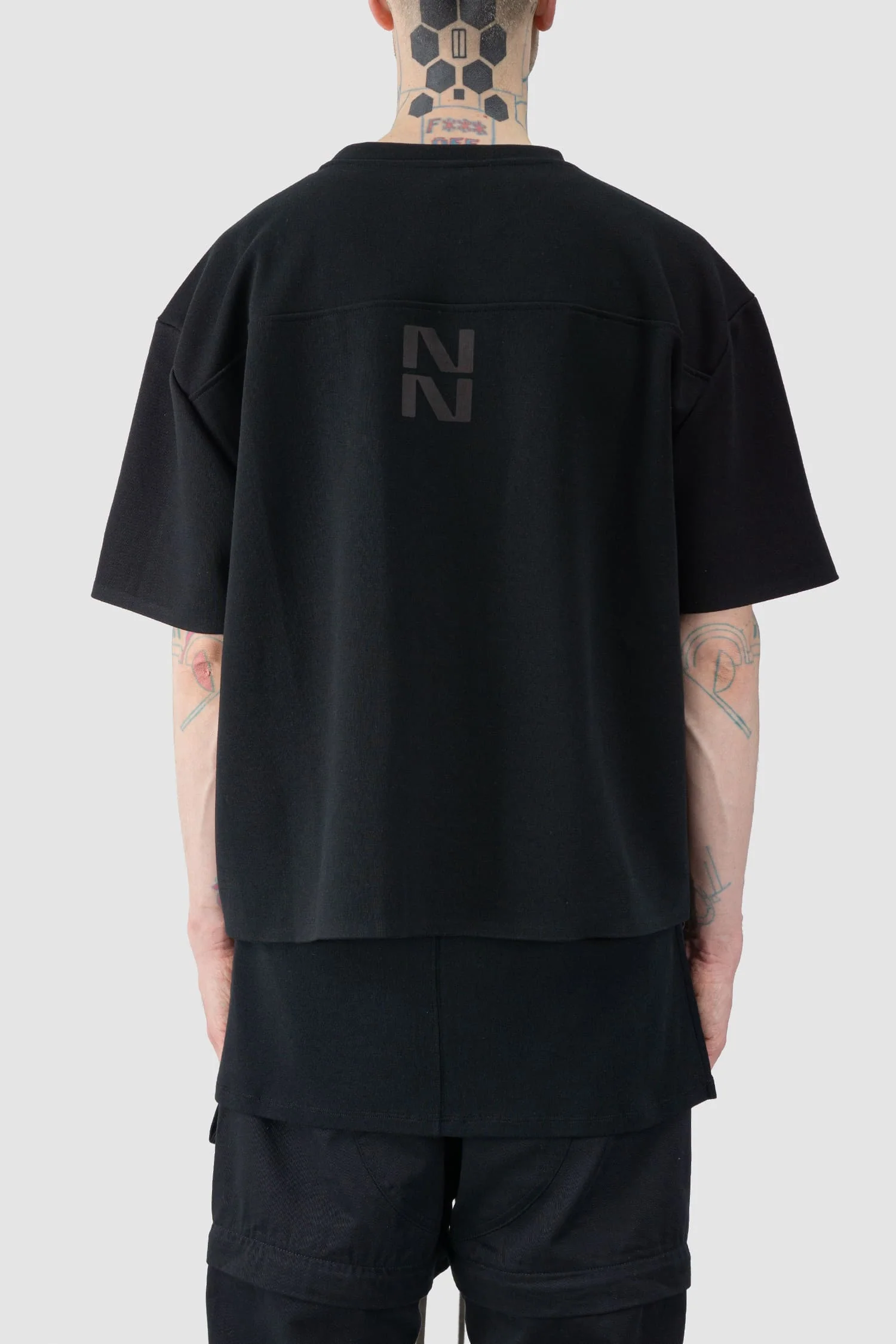 Black Back Printed Boxy T-Shirt - Image 3