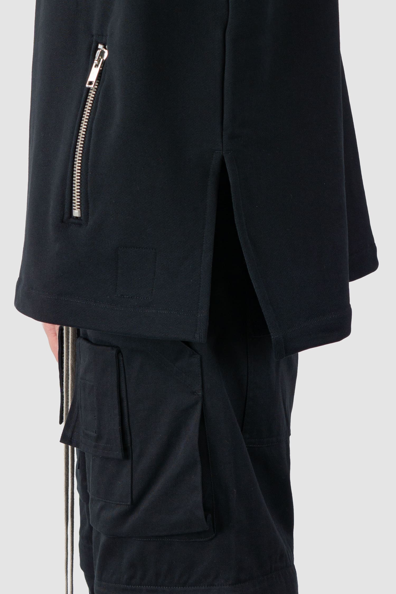 Black Balaclava Zip Hoodie - Image 3