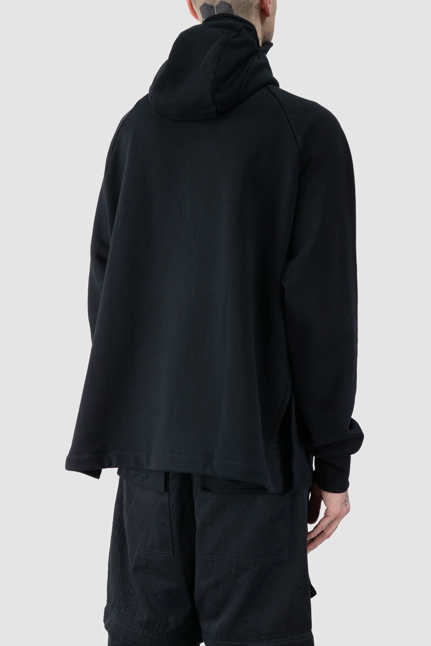 Black Balaclava Zip Hoodie - Image 5