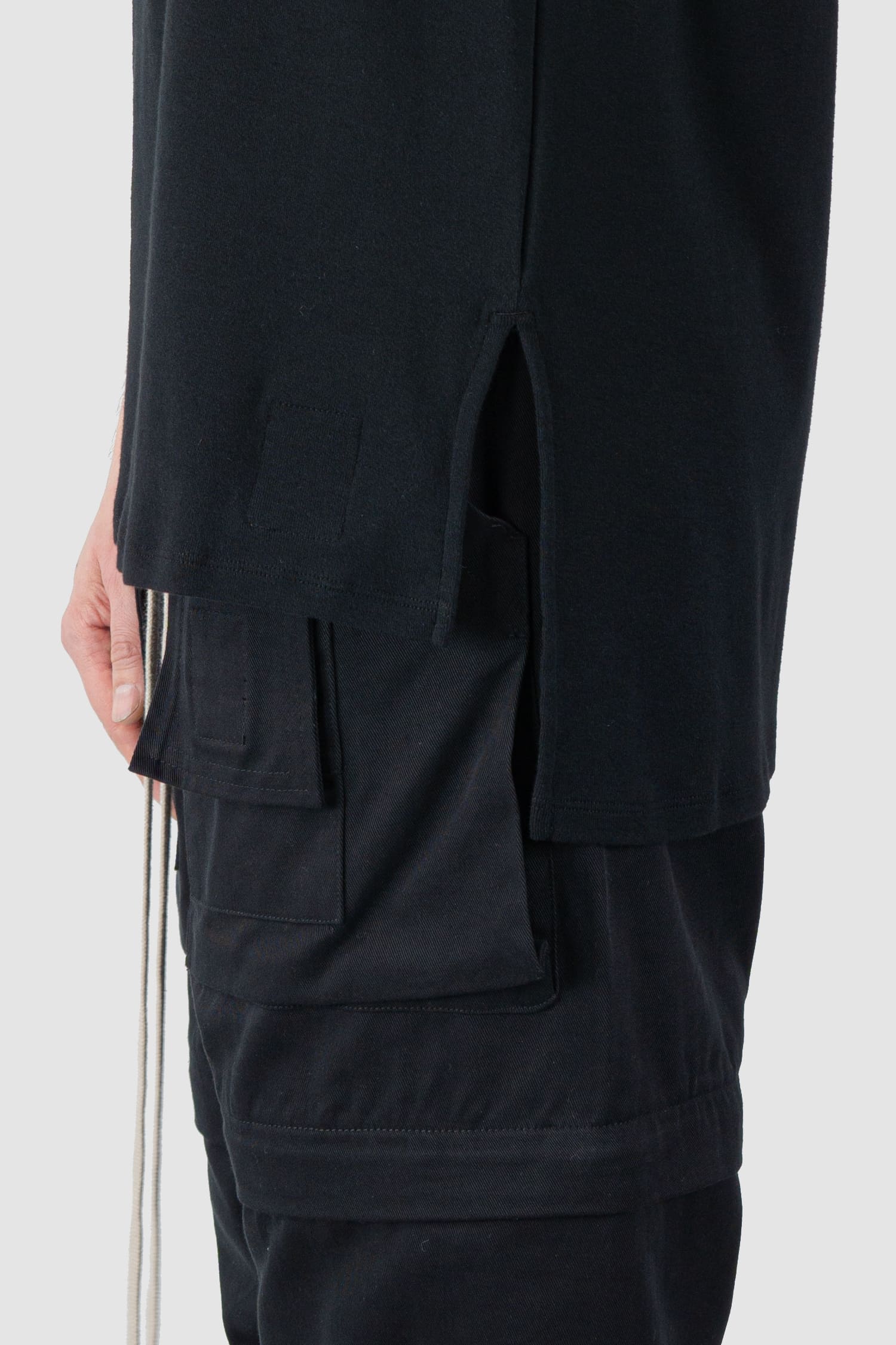 Black Organic Cotton Relaxed Tank Top - Image 3