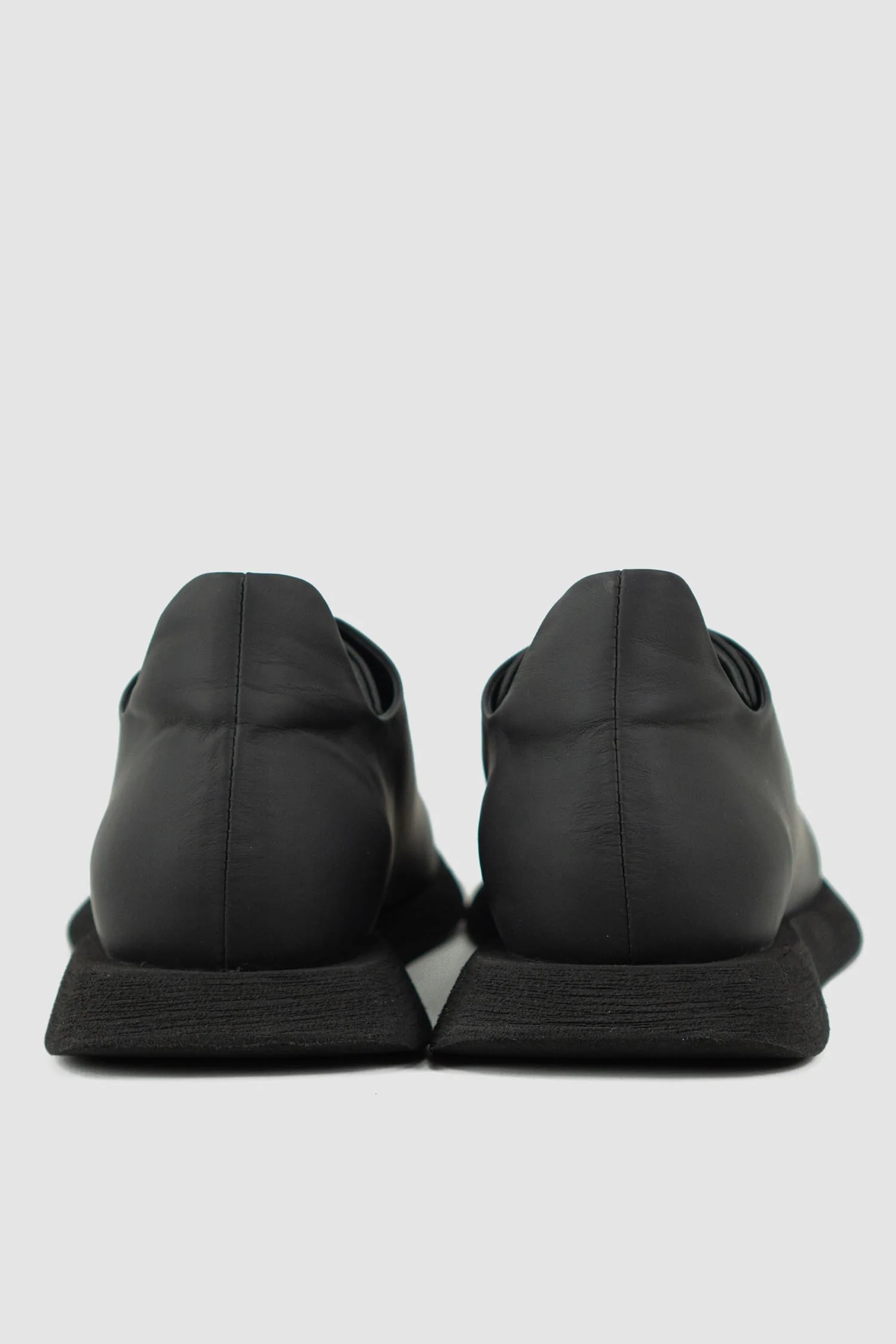 Black Matte Calf Leather Low Top Sneaker - Image 4