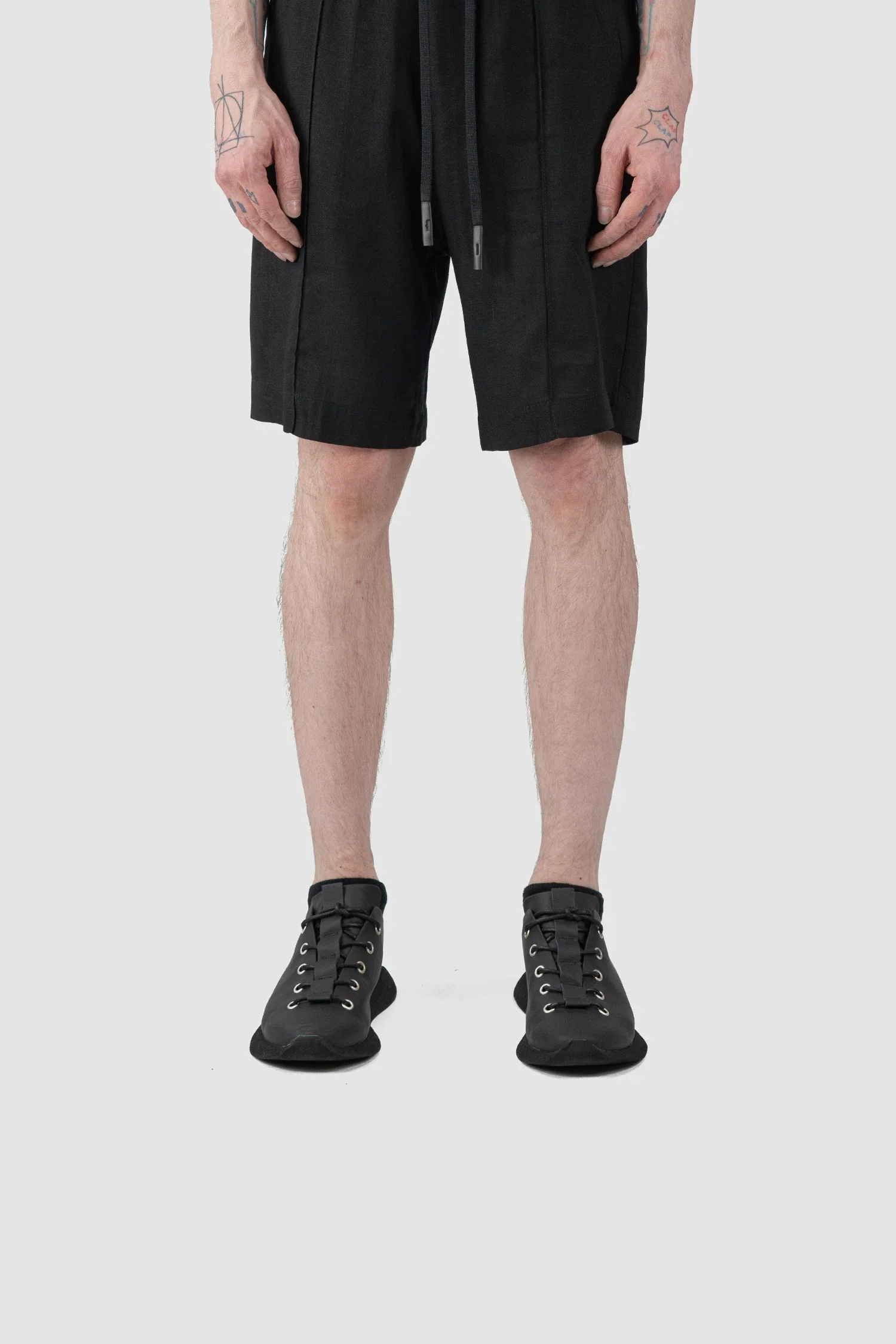 Black Matte Calf Leather Low Top Sneaker - Image 8