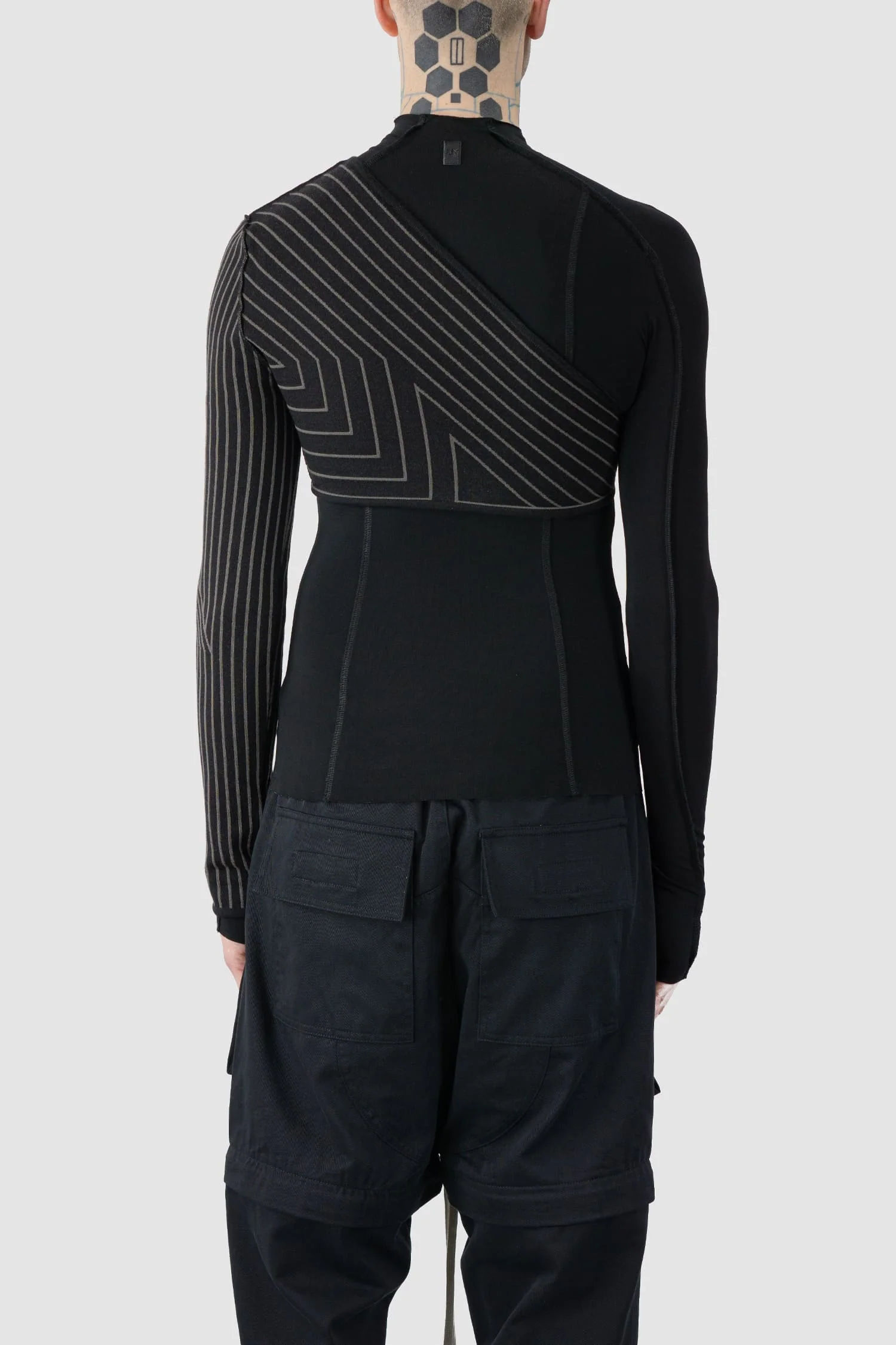 Rick Owens - Half Ziggy Cropped Cashmere Top - Image 4