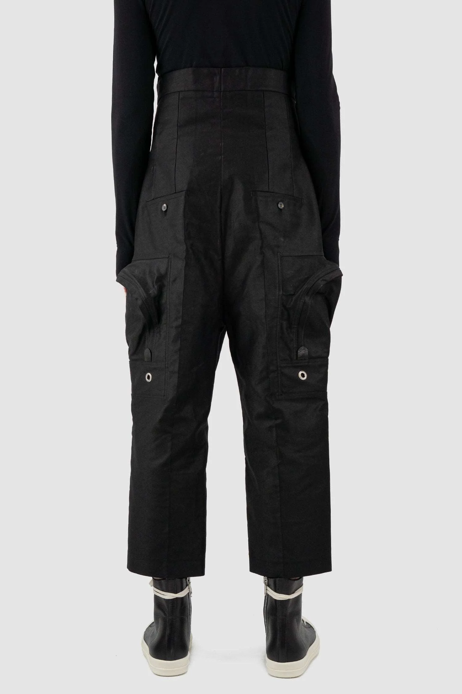 Rick Owens - High-waisted Cargo Pants - Image 5