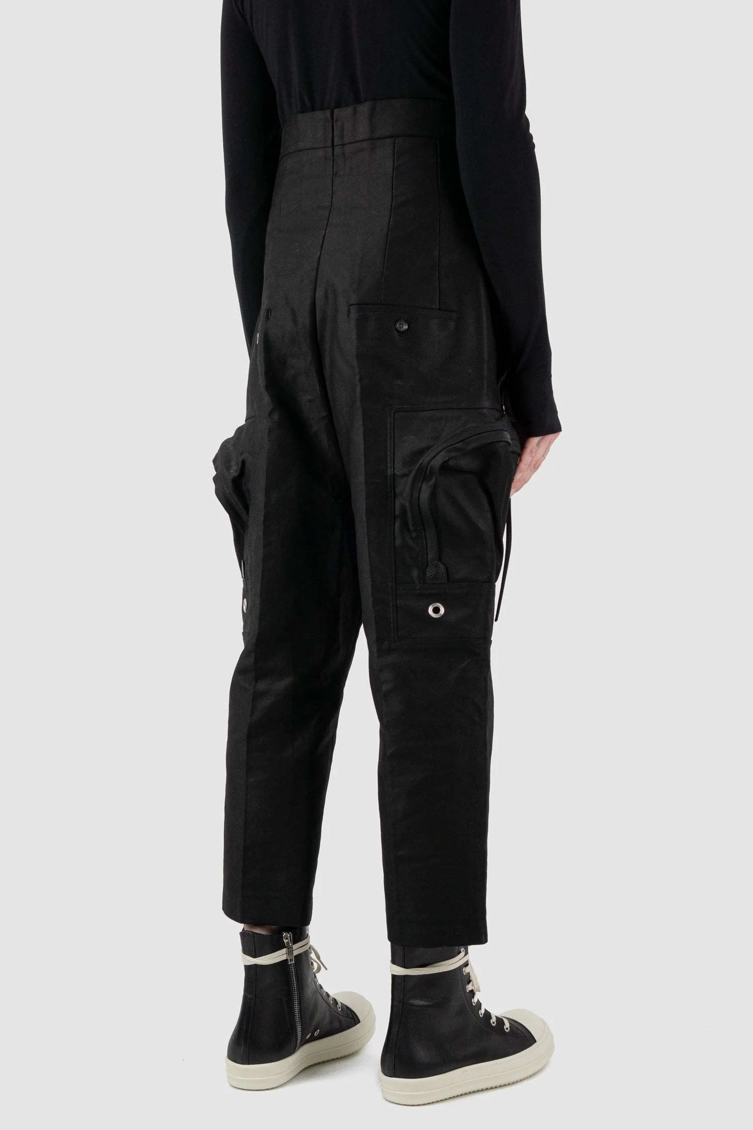 Rick Owens - High-waisted Cargo Pants - Image 6
