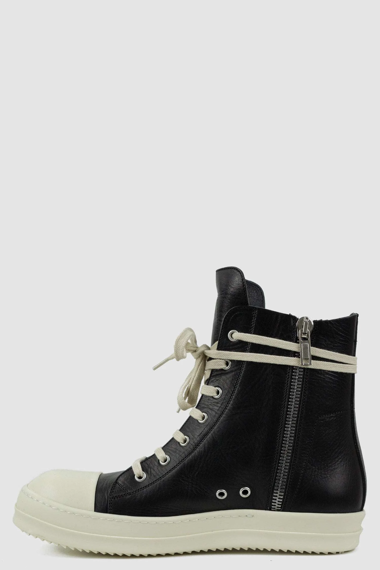 Rick Owens - Ramones Leather Sneaker - Image 4