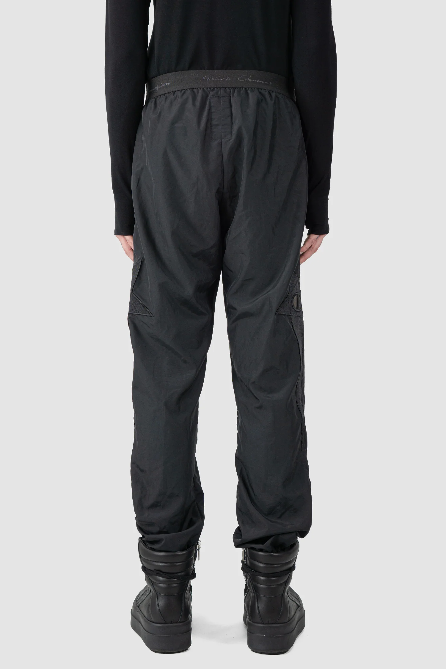 Rick Owens x Champion - Pentagram Nylon Track Pants - Image 6