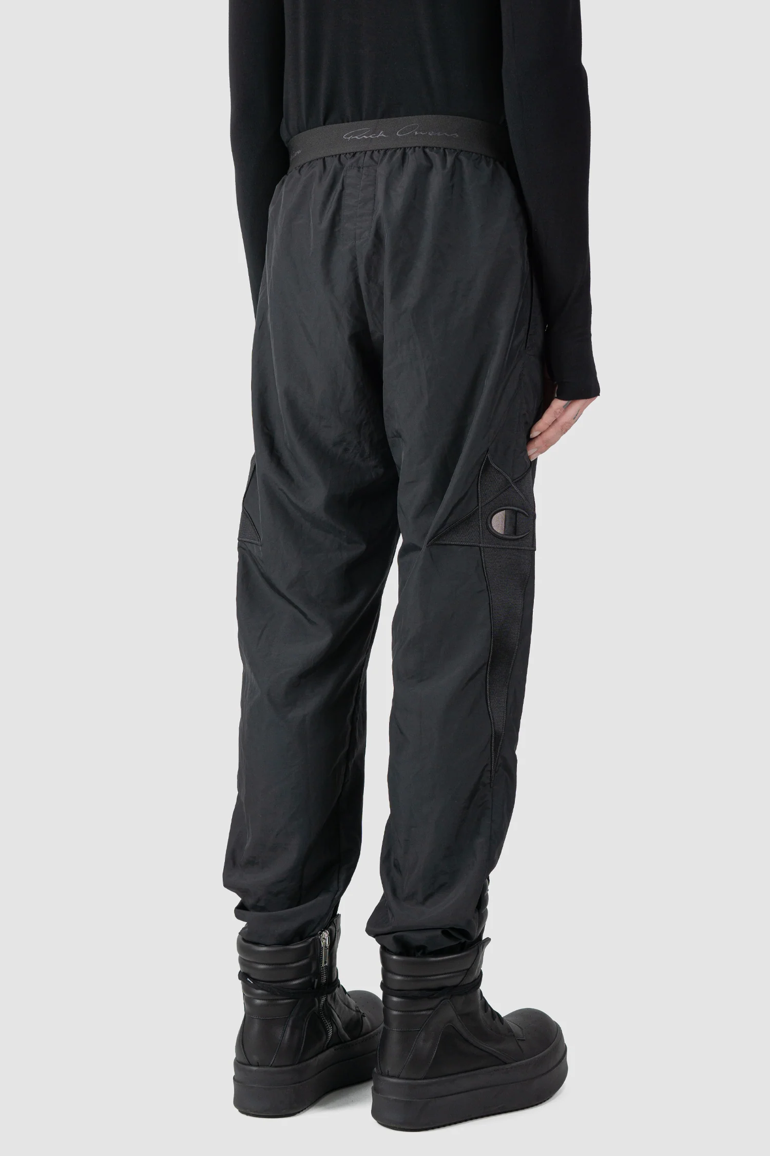 Rick Owens x Champion - Pentagram Nylon Track Pants - Image 7