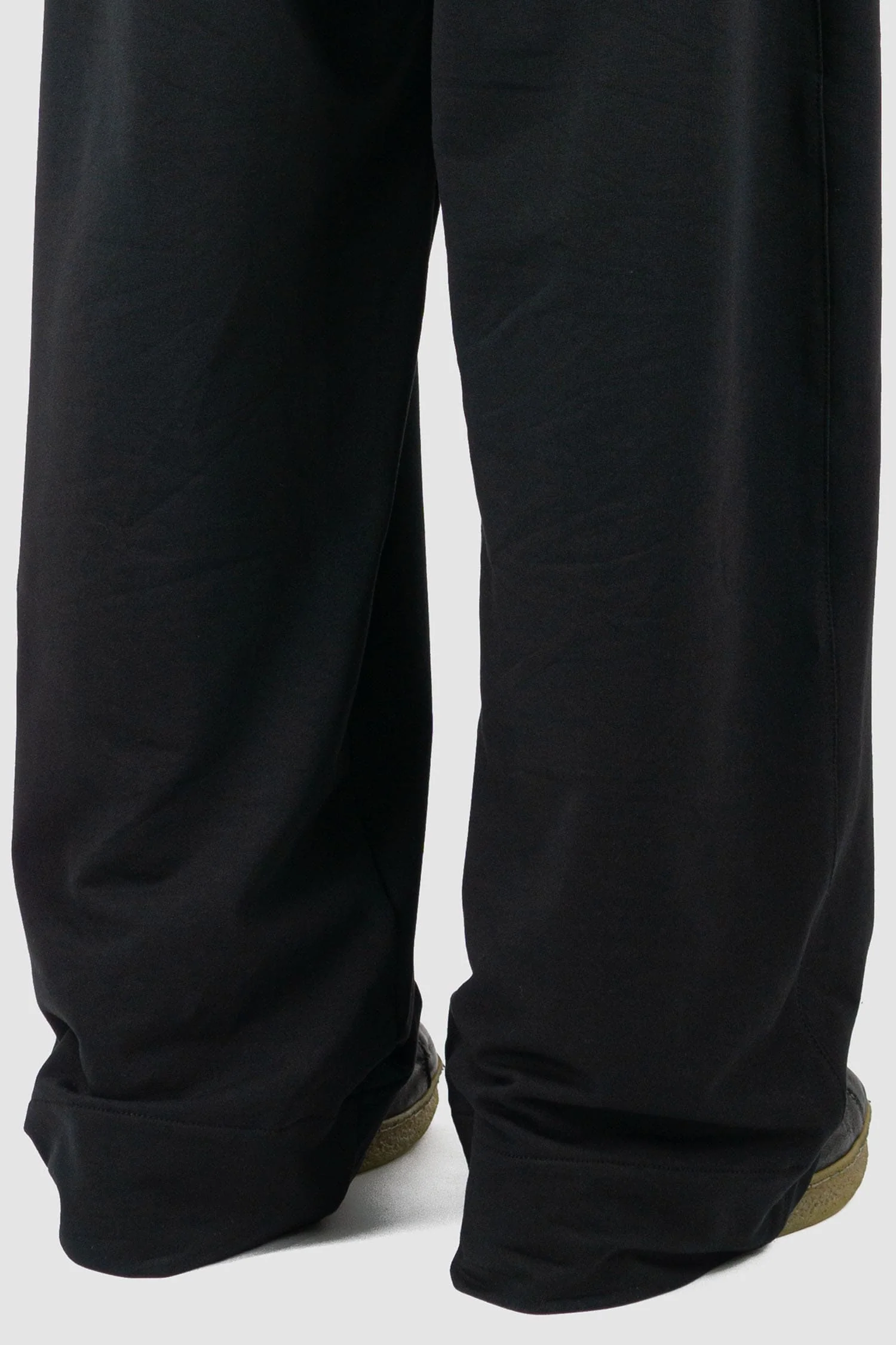 Black Wide Leg Gangster Sweatpants - Image 7
