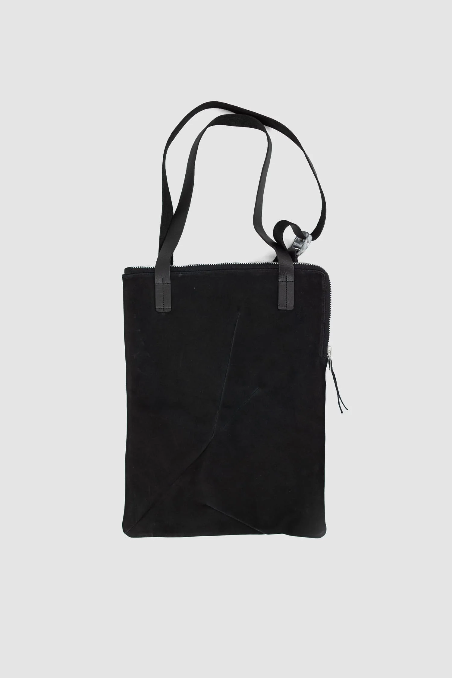 Black Leather Tote Bag Werk 34N - Image 9