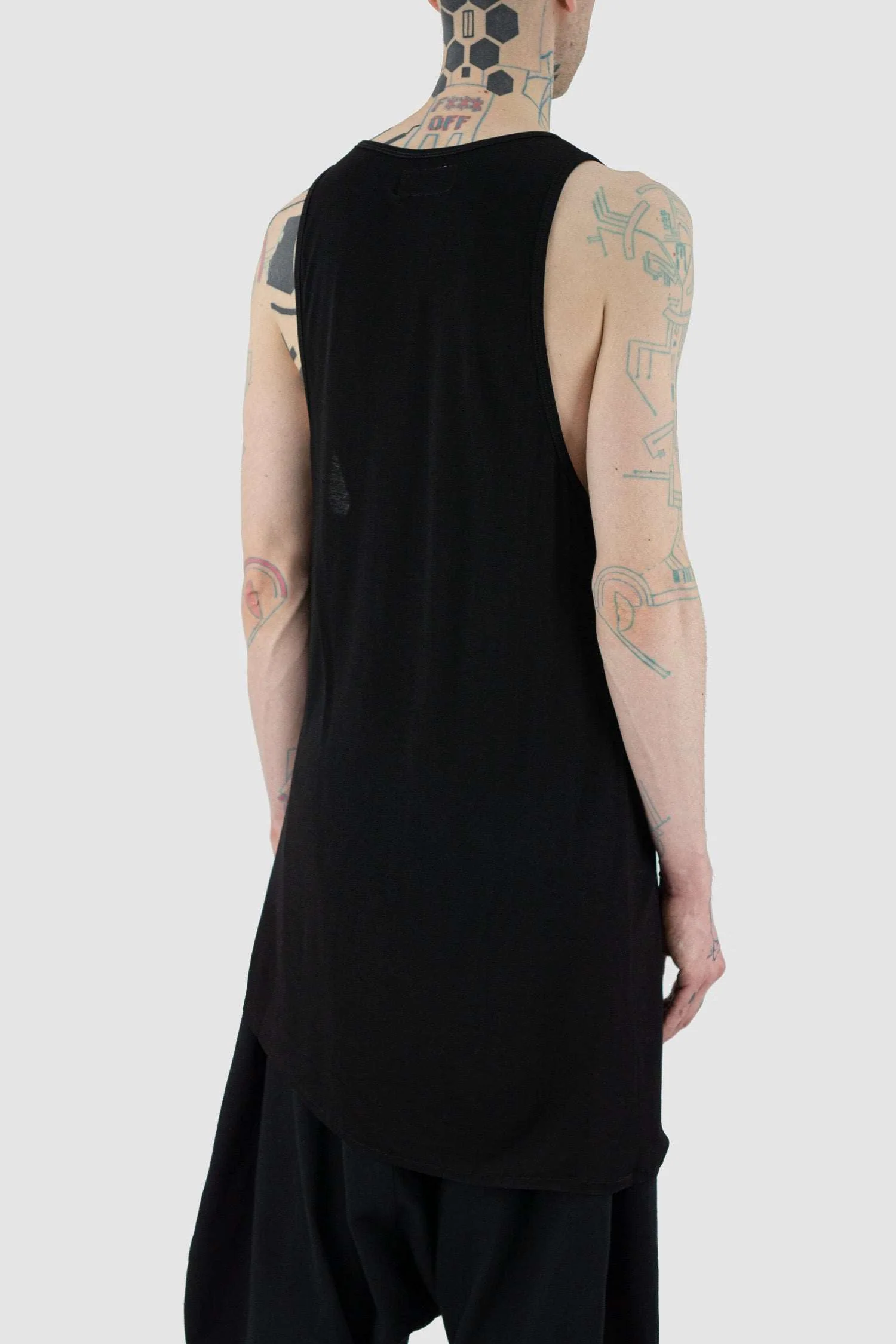 Black Down Tank Top - Image 3