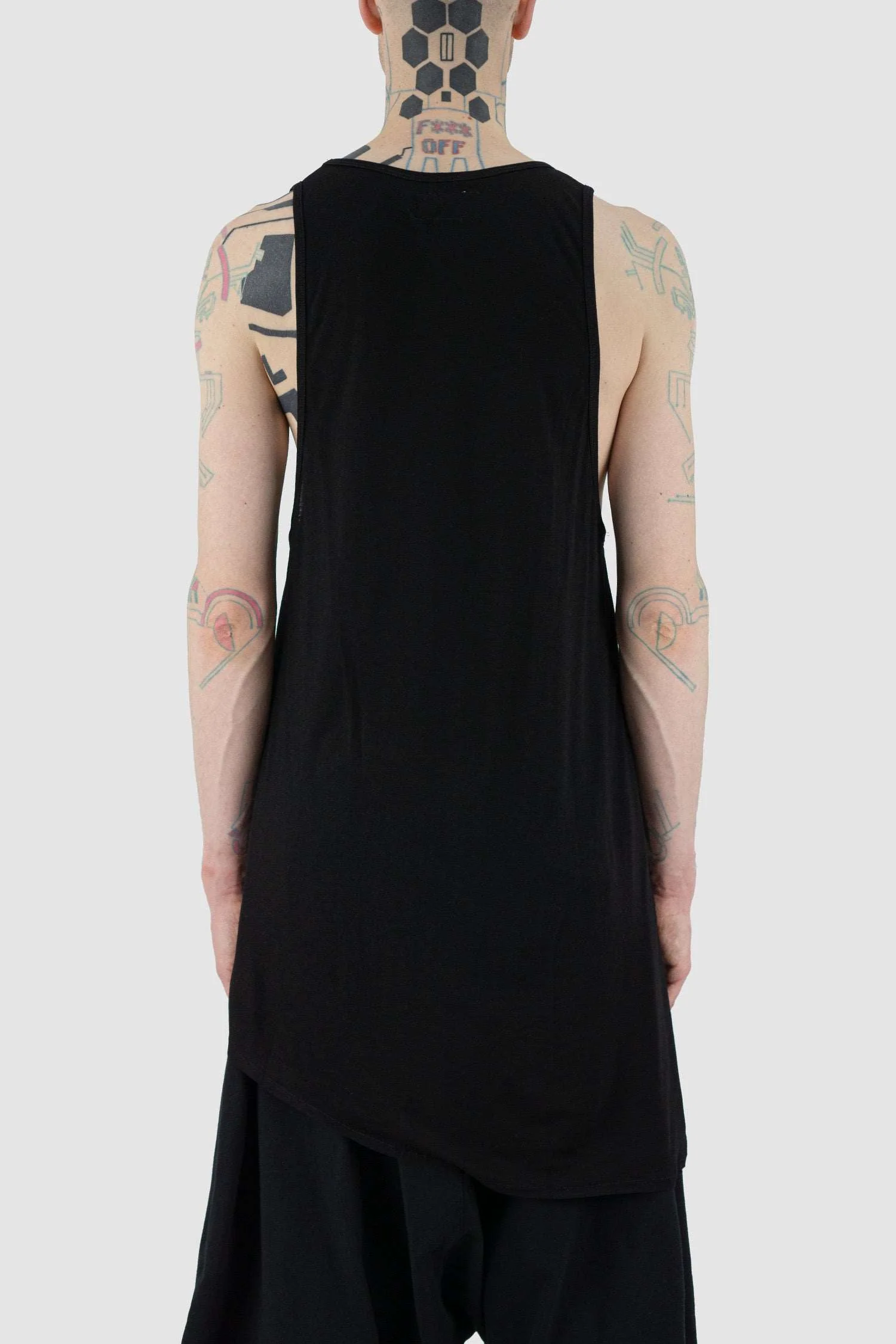 Black Down Tank Top - Image 4